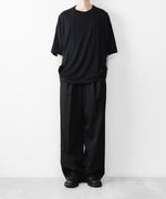 画像をギャラリービューアに読み込む, WWW - WRAPINKNOT wool wearのS/S OVERSIZED POCKET T-SHIRTのBLACK 公式通販サイトsession福岡セレクトショップ
