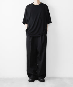 ssstein / シュタイン】S/S OVERSIZED POCKET T-SHIRT - BLACK | 公式