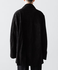 ssstein / シュタイン】COW SUEDE CAR JACKET - BLACK | 公式通販