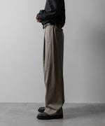 画像をギャラリービューアに読み込む, ssstein(シュタイン)のTWIST SEAM WIDE EASY TROUSERS - TAUPE BEIGEの公式通販サイトsession福岡セレクトショップ

