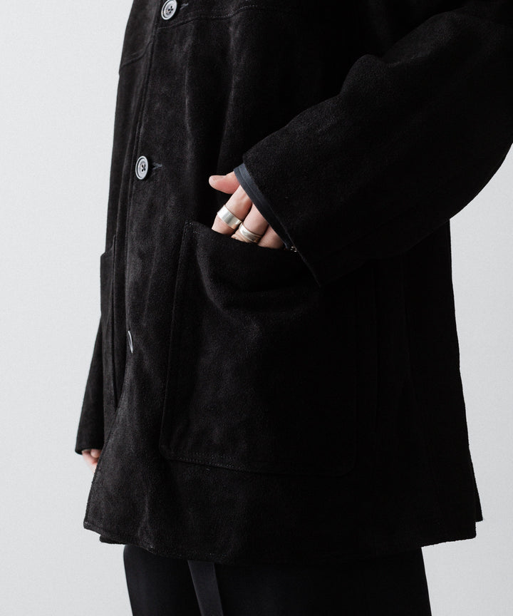 ssstein(シュタイン)のCOW SUEDE CAR JACKET - BLACKの公式通販サイトsession福岡セレクトショップ