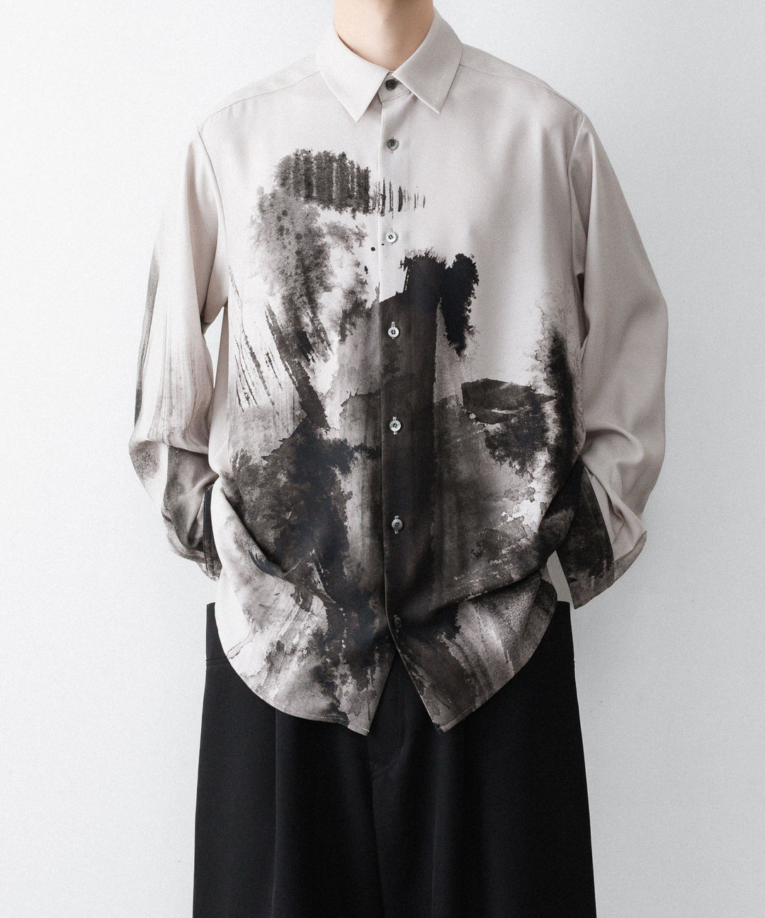 UJOH ウジョーのREGULAR COLLAR SHIRTのGREIGE 公式通販サイトsession福岡セレクトショップ