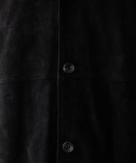 画像をギャラリービューアに読み込む, ssstein(シュタイン)のCOW SUEDE CAR JACKET - BLACKの公式通販サイトsession福岡セレクトショップ
