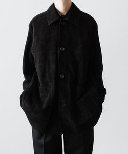 ssstein / シュタイン】COW SUEDE CAR JACKET - BLACK | 公式通販