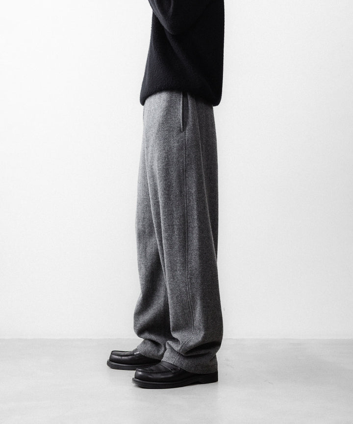 【ssstein】 W/CA FLEECE TWIST PANTS - GREY