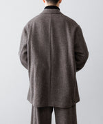 画像をギャラリービューアに読み込む, ssstein(シュタイン)のWOOL/CASHMERE FLEECE SINGLE BREASTED JACKET - GREY BROWNの公式通販サイトsession福岡セレクトショップ
