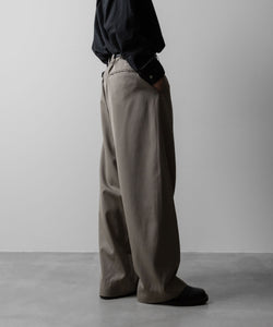 ssstein(シュタイン)のTWIST SEAM WIDE EASY TROUSERS - TAUPE BEIGEの公式通販サイトsession福岡セレクトショップ
