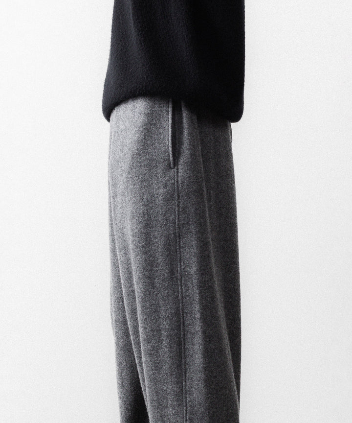 【ssstein】 W/CA FLEECE TWIST PANTS - GREY