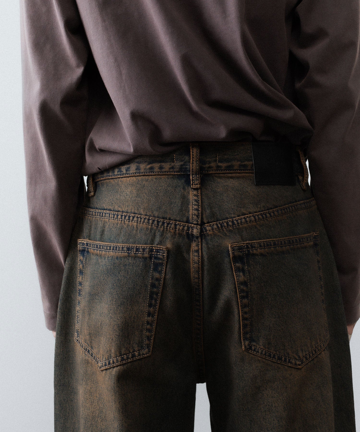 CODA -コーダのBLACK BROWN WASH BREAK CUT FLARED JEANSのBLACK BROWN公式通販サイトsession福岡セレクトショップ