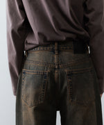 画像をギャラリービューアに読み込む, CODA -コーダのBLACK BROWN WASH BREAK CUT FLARED JEANSのBLACK BROWN公式通販サイトsession福岡セレクトショップ
