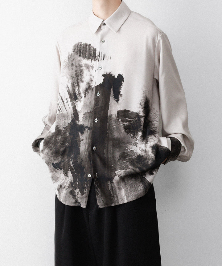 UJOH ウジョーのREGULAR COLLAR SHIRTのGREIGE 公式通販サイトsession福岡セレクトショップ