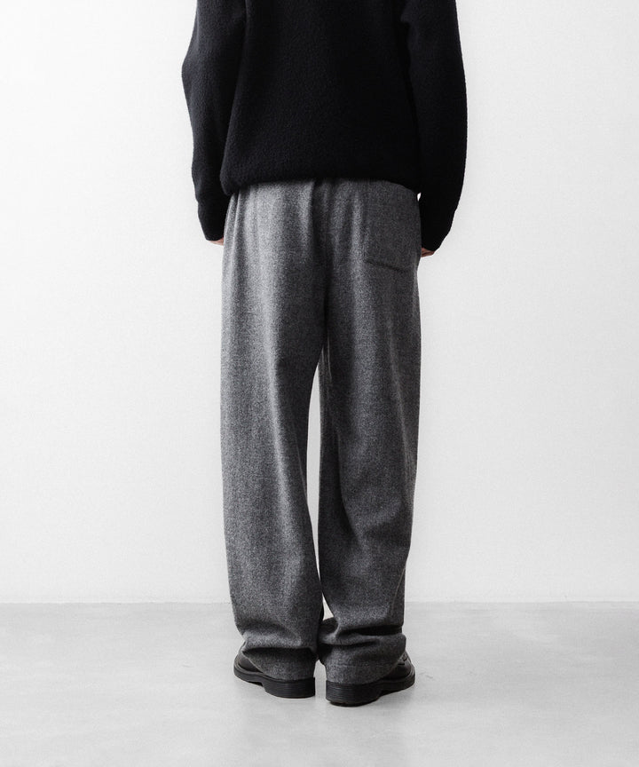【ssstein】 W/CA FLEECE TWIST PANTS - GREY