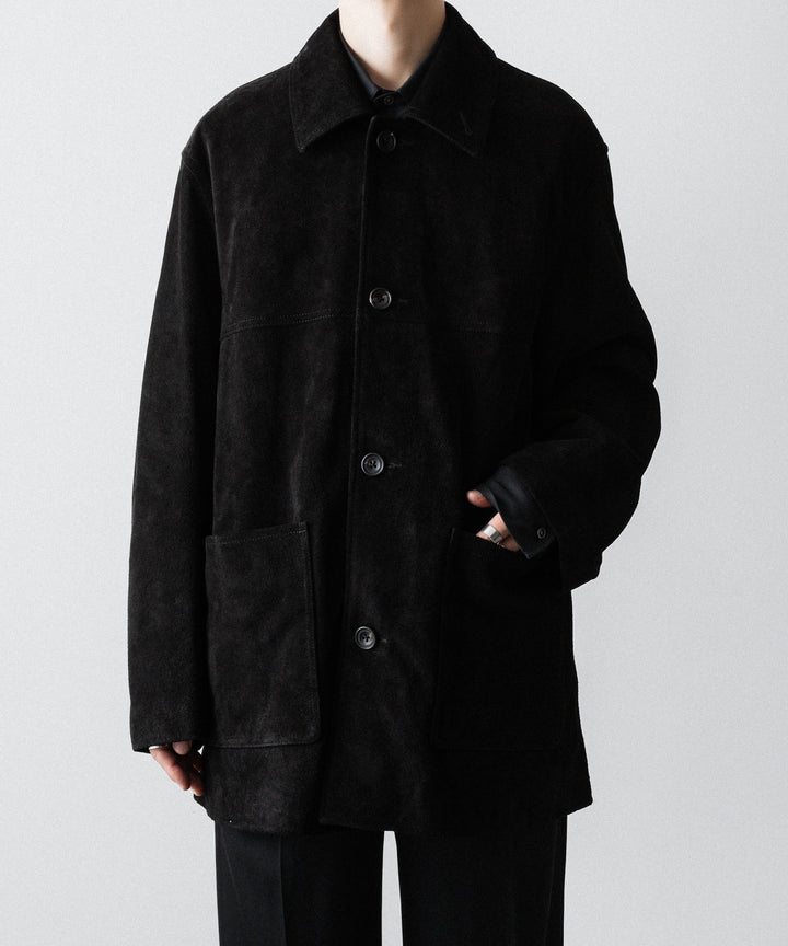 ssstein(シュタイン)のCOW SUEDE CAR JACKET - BLACKの公式通販サイトsession福岡セレクトショップ