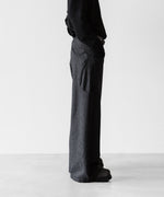 画像をギャラリービューアに読み込む, OPPOSE DUALITY オポーズデュアリティの6 POCKET SUB ONG WOOL TROUSERSのBLACK公式通販サイトsession福岡セレクトショップ
