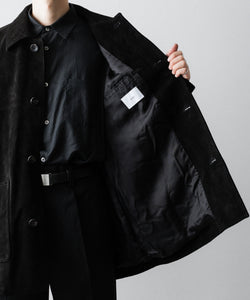 ssstein / シュタイン】COW SUEDE CAR JACKET - BLACK | 公式通販