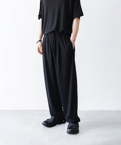ssstein / シュタイン】WIDE TAPERED PANTS - BLACK | 公式通販サイト