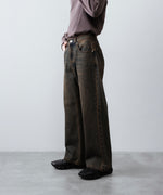 画像をギャラリービューアに読み込む, CODA -コーダのBLACK BROWN WASH BREAK CUT FLARED JEANSのBLACK BROWN公式通販サイトsession福岡セレクトショップ
