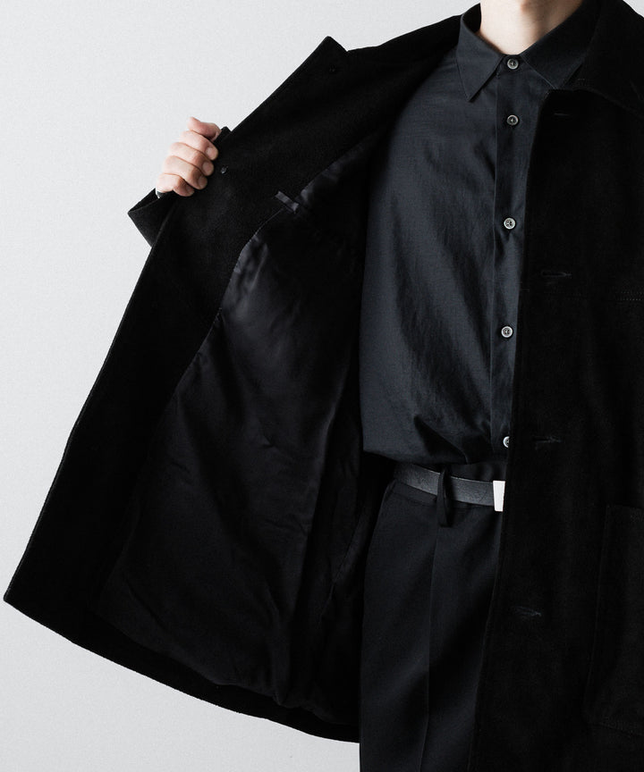 ssstein(シュタイン)のCOW SUEDE CAR JACKET - BLACKの公式通販サイトsession福岡セレクトショップ