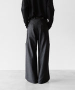 画像をギャラリービューアに読み込む, OPPOSE DUALITY オポーズデュアリティの6 POCKET SUB ONG WOOL TROUSERSのBLACK公式通販サイトsession福岡セレクトショップ
