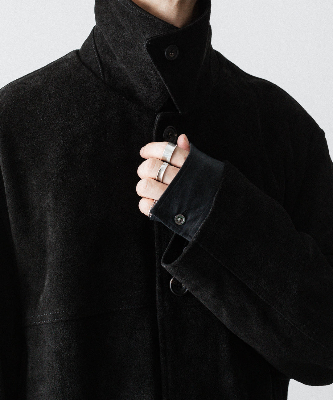 ssstein(シュタイン)のCOW SUEDE CAR JACKET - BLACKの公式通販サイトsession福岡セレクトショップ
