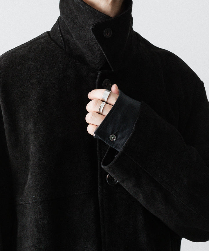 ssstein(シュタイン)のCOW SUEDE CAR JACKET - BLACKの公式通販サイトsession福岡セレクトショップ