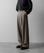 画像をギャラリービューアに読み込む, ssstein(シュタイン)のTWIST SEAM WIDE EASY TROUSERS - TAUPE BEIGEの公式通販サイトsession福岡セレクトショップ

