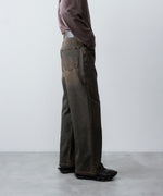 画像をギャラリービューアに読み込む, CODA -コーダのBLACK BROWN WASH BREAK CUT FLARED JEANSのBLACK BROWN公式通販サイトsession福岡セレクトショップ
