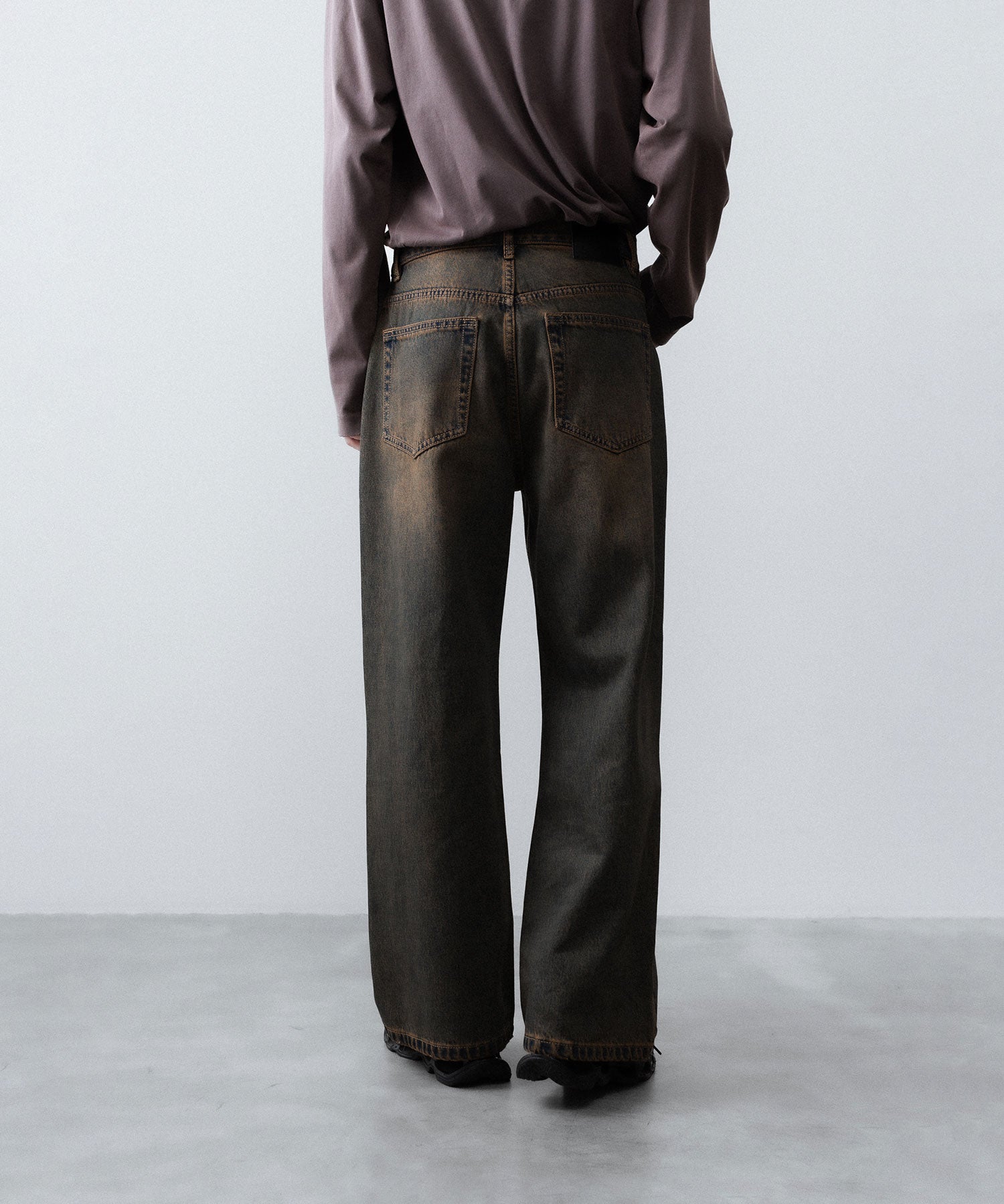CODA -コーダのBLACK BROWN WASH BREAK CUT FLARED JEANSのBLACK BROWN公式通販サイトsession福岡セレクトショップ