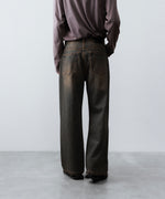画像をギャラリービューアに読み込む, CODA -コーダのBLACK BROWN WASH BREAK CUT FLARED JEANSのBLACK BROWN公式通販サイトsession福岡セレクトショップ
