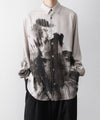 【UJOH】REGULAR COLLAR SHIRT - GREIGE