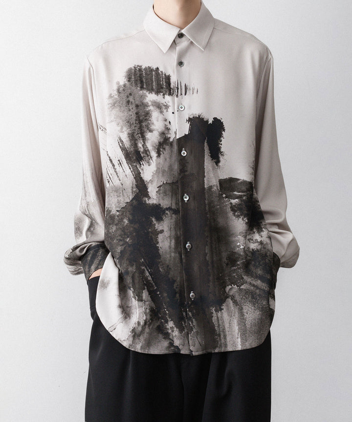 UJOH ウジョーのREGULAR COLLAR SHIRTのGREIGE 公式通販サイトsession福岡セレクトショップ