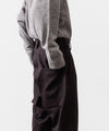 【UJOH】POCKET WORK PNT - CHOCOLATE