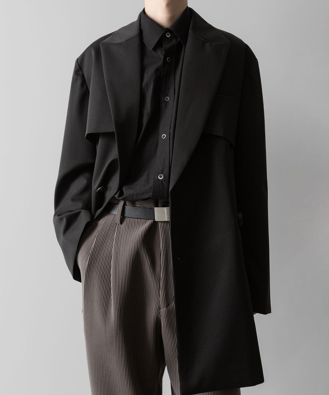 【ssstein】GRADATION PLEATS TWO TUCK TROUSERS - D.GREIGE シュタイン 23SS sessionセッション 福岡セレクトショップ 公式通販サイト
