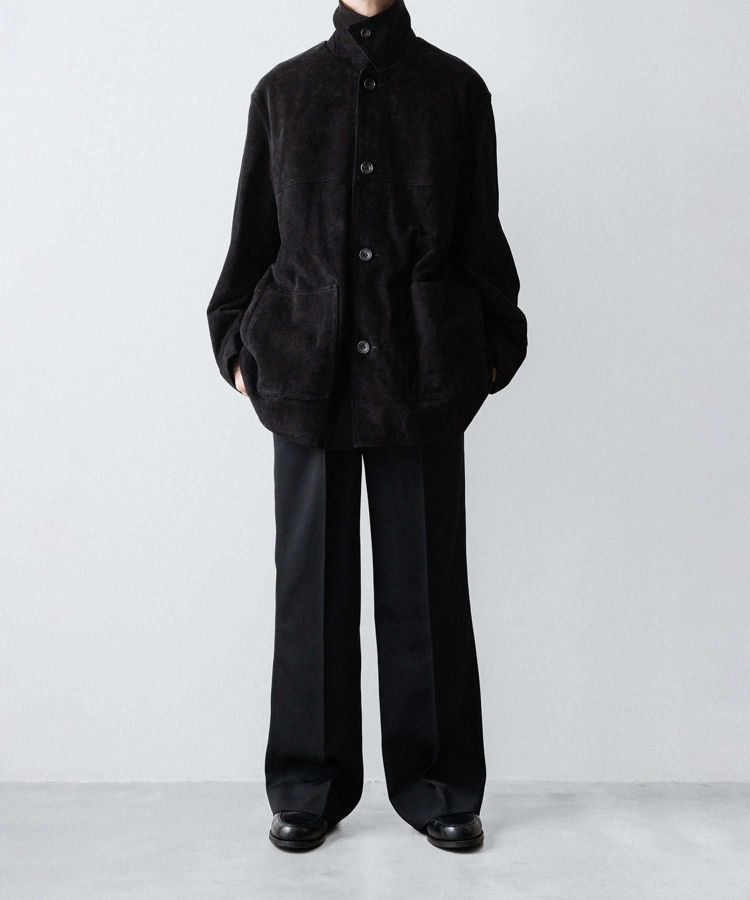 ssstein / シュタイン】COW SUEDE CAR JACKET - BLACK | 公式通販