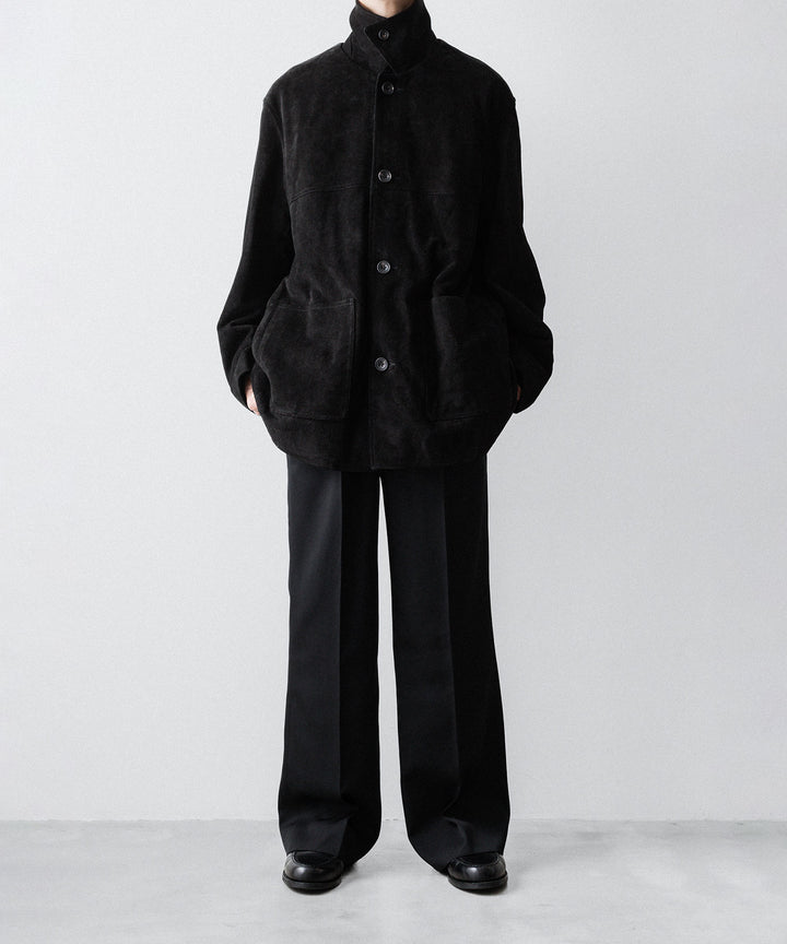 ssstein(シュタイン)のCOW SUEDE CAR JACKET - BLACKの公式通販サイトsession福岡セレクトショップ