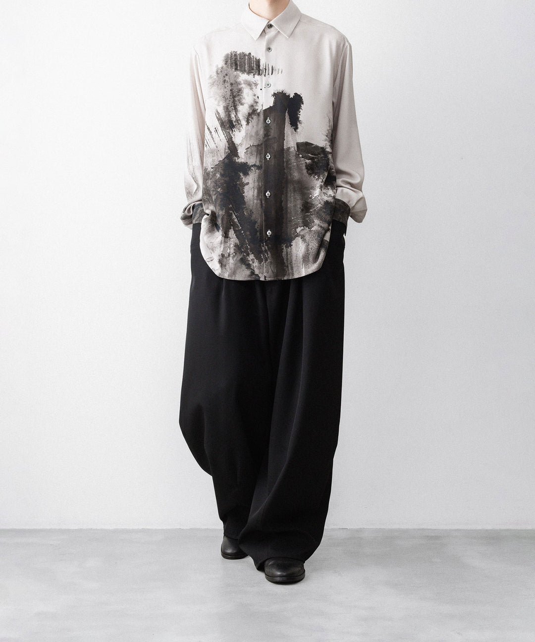 UJOH ウジョーのREGULAR COLLAR SHIRTのGREIGE 公式通販サイトsession福岡セレクトショップ