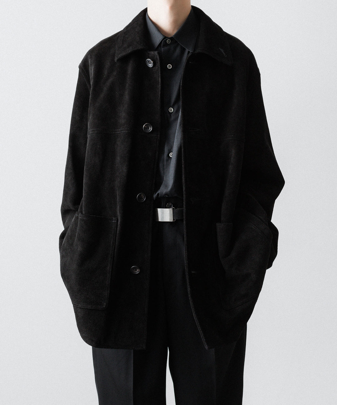 ssstein(シュタイン)のCOW SUEDE CAR JACKET - BLACKの公式通販サイトsession福岡セレクトショップ
