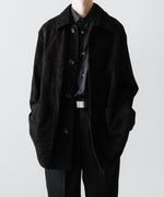 画像をギャラリービューアに読み込む, ssstein(シュタイン)のCOW SUEDE CAR JACKET - BLACKの公式通販サイトsession福岡セレクトショップ
