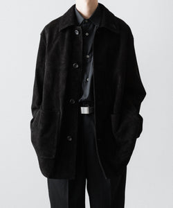 ssstein / シュタイン】COW SUEDE CAR JACKET - BLACK | 公式通販