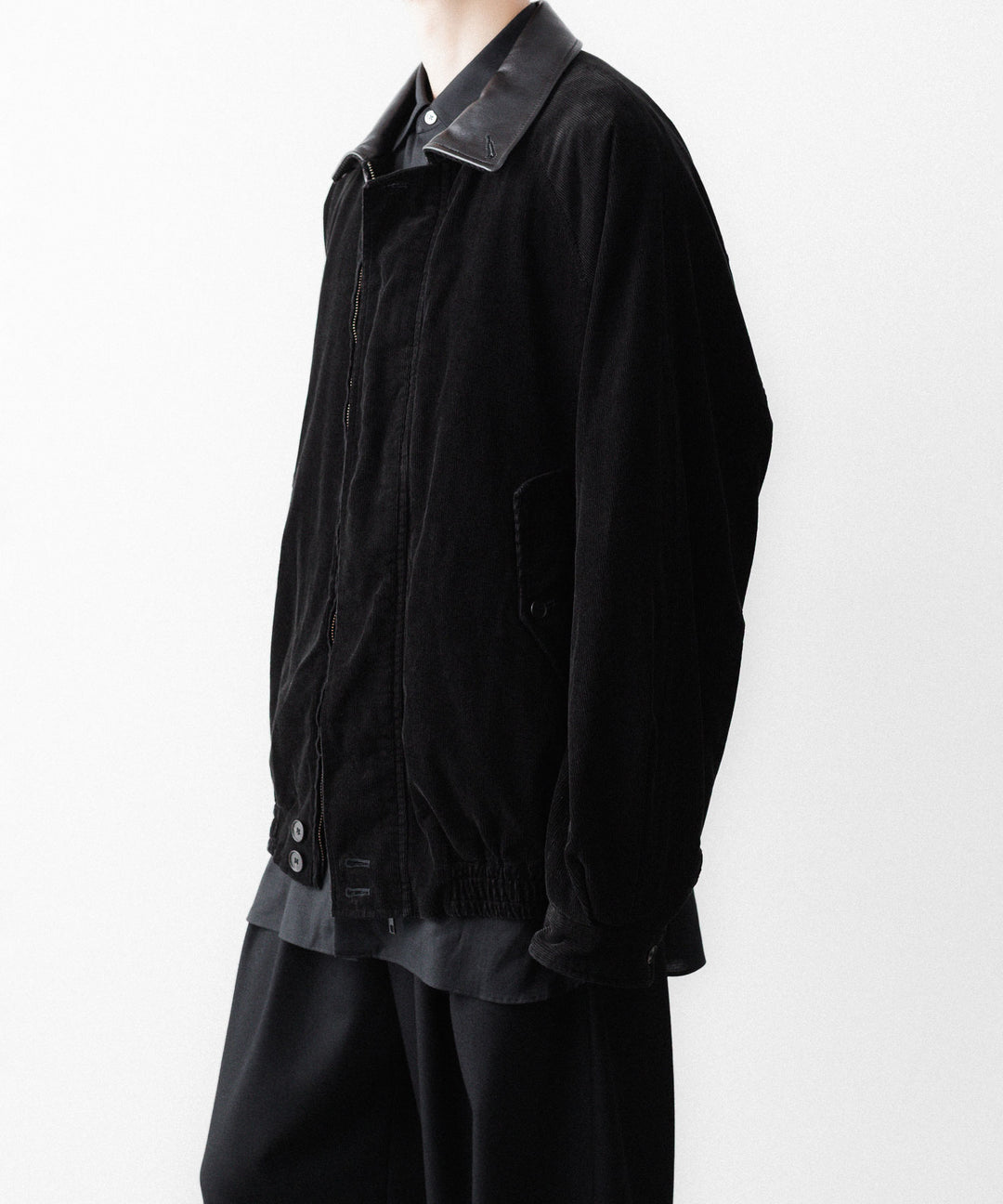 ssstein(シュタイン)のVINTAGE CORDUROY ZIP JACKET - BLACKの公式通販サイトsession福岡セレクトショップ