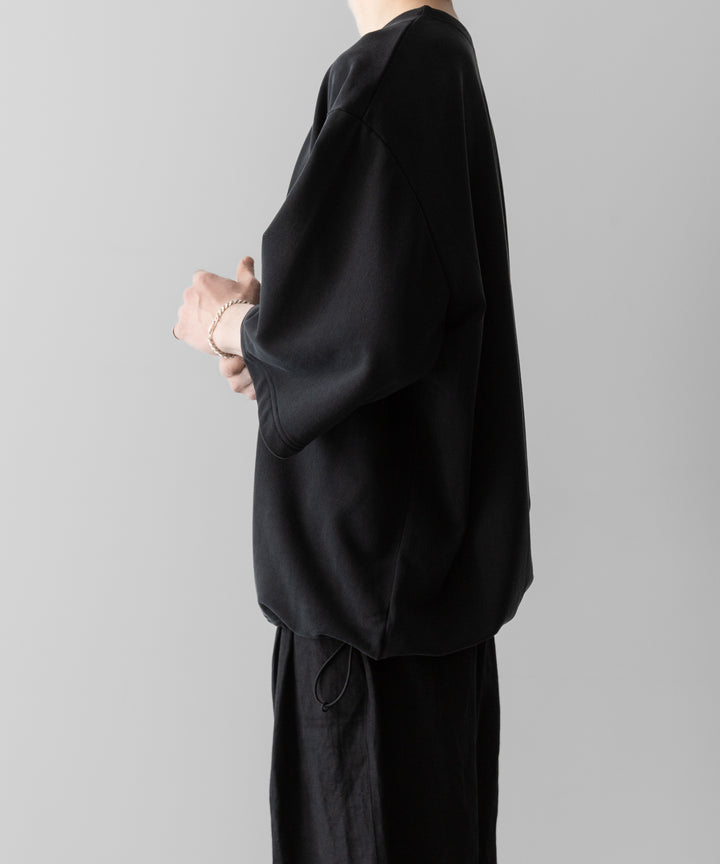KANEMASA PHIL.-カネマサフィル28G CUPRO S/S PULLOVERのBLACK 公式通販サイトsession福岡セレクトショップ