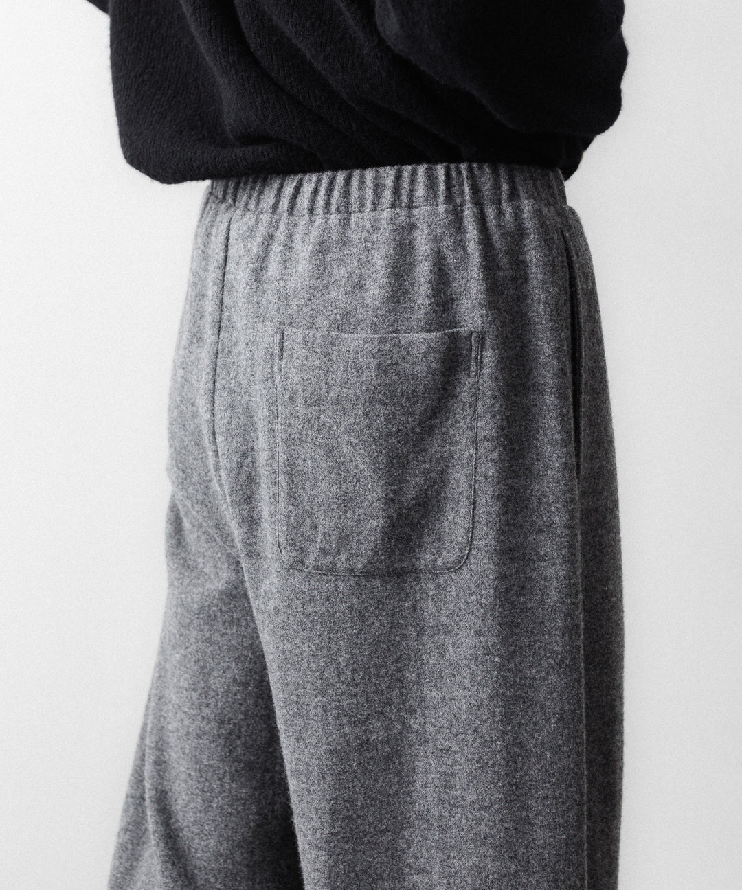 【ssstein】 W/CA FLEECE TWIST PANTS - GREY