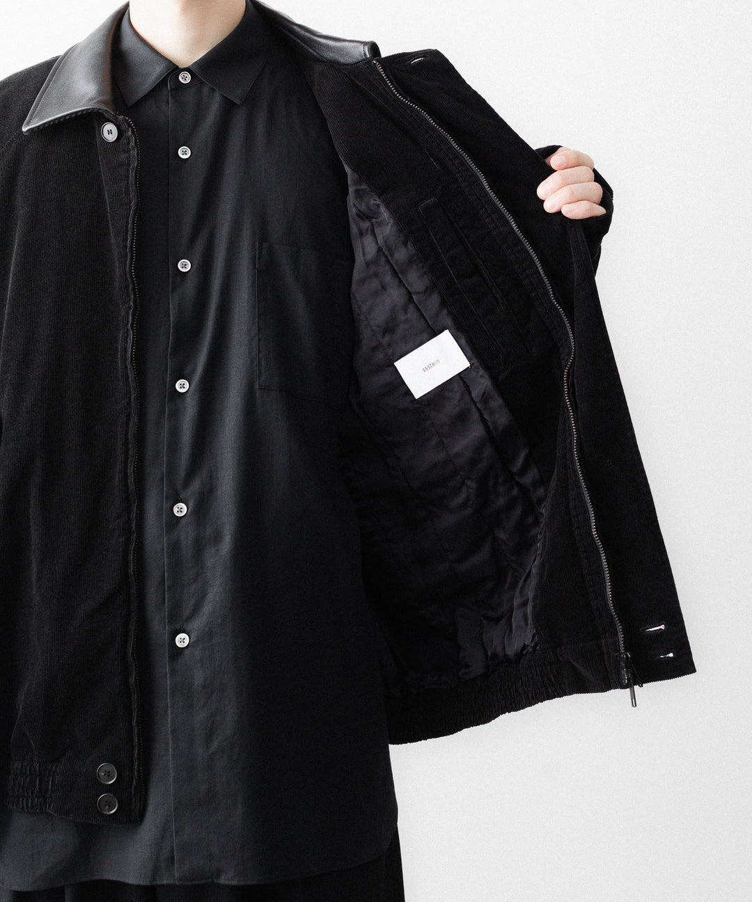 ssstein(シュタイン)のVINTAGE CORDUROY ZIP JACKET - BLACKの公式通販サイトsession福岡セレクトショップ