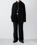 画像をギャラリービューアに読み込む, ssstein(シュタイン)のCOW SUEDE CAR JACKET - BLACKの公式通販サイトsession福岡セレクトショップ
