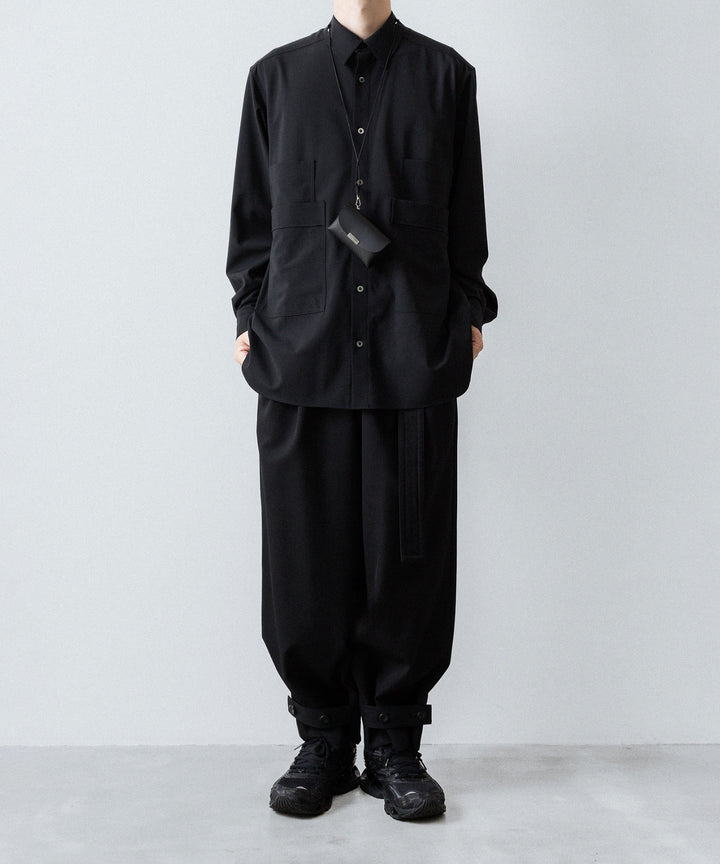 UJOH - ウジョーの4 POCKETS SHIRTのBLACK 公式通販サイトsession福岡セレクトショップ