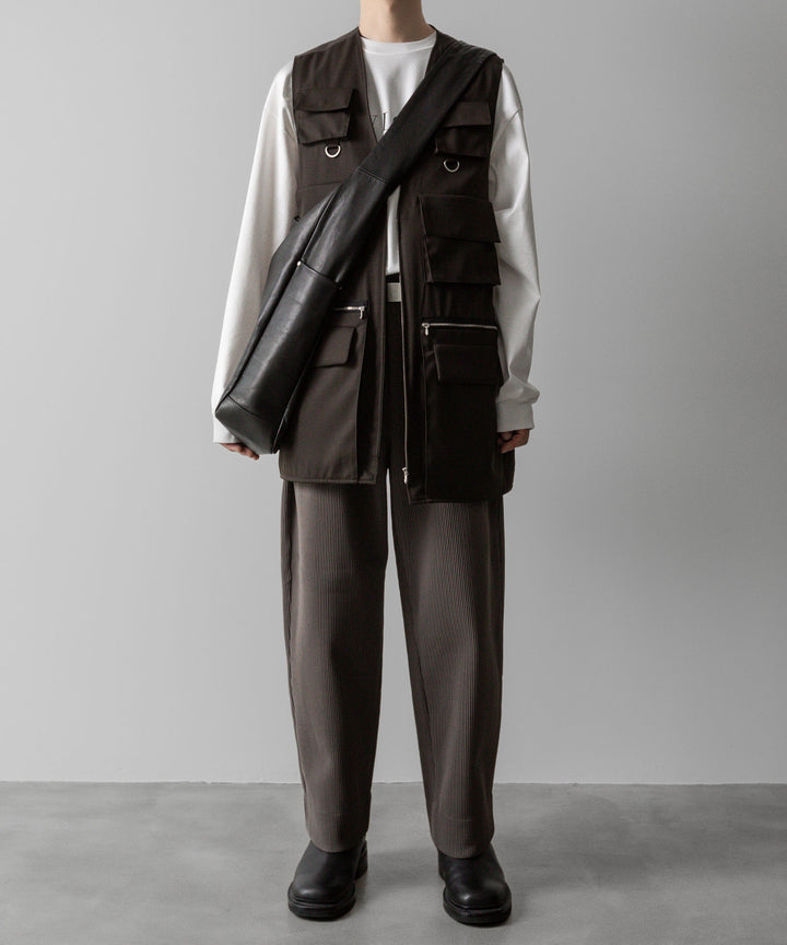 【ssstein】GRADATION PLEATS TWO TUCK TROUSERS - D.GREIGE シュタイン 23SS sessionセッション 福岡セレクトショップ 公式通販サイト