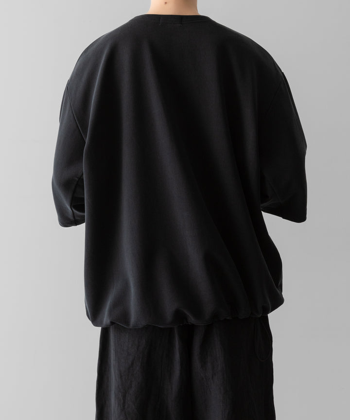 KANEMASA PHIL.-カネマサフィル28G CUPRO S/S PULLOVERのBLACK 公式通販サイトsession福岡セレクトショップ