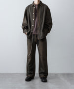 画像をギャラリービューアに読み込む, CODA -コーダのBLACK BROWN WASH BREAK CUT FLARED JEANSのBLACK BROWN公式通販サイトsession福岡セレクトショップ
