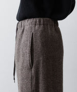 画像をギャラリービューアに読み込む, 【ssstein】WOOL/CASHMERE FLEECE EASY TWIST TROUSERS - GREY BROWN
