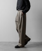 画像をギャラリービューアに読み込む, ssstein(シュタイン)のTWIST SEAM WIDE EASY TROUSERS - TAUPE BEIGEの公式通販サイトsession福岡セレクトショップ

